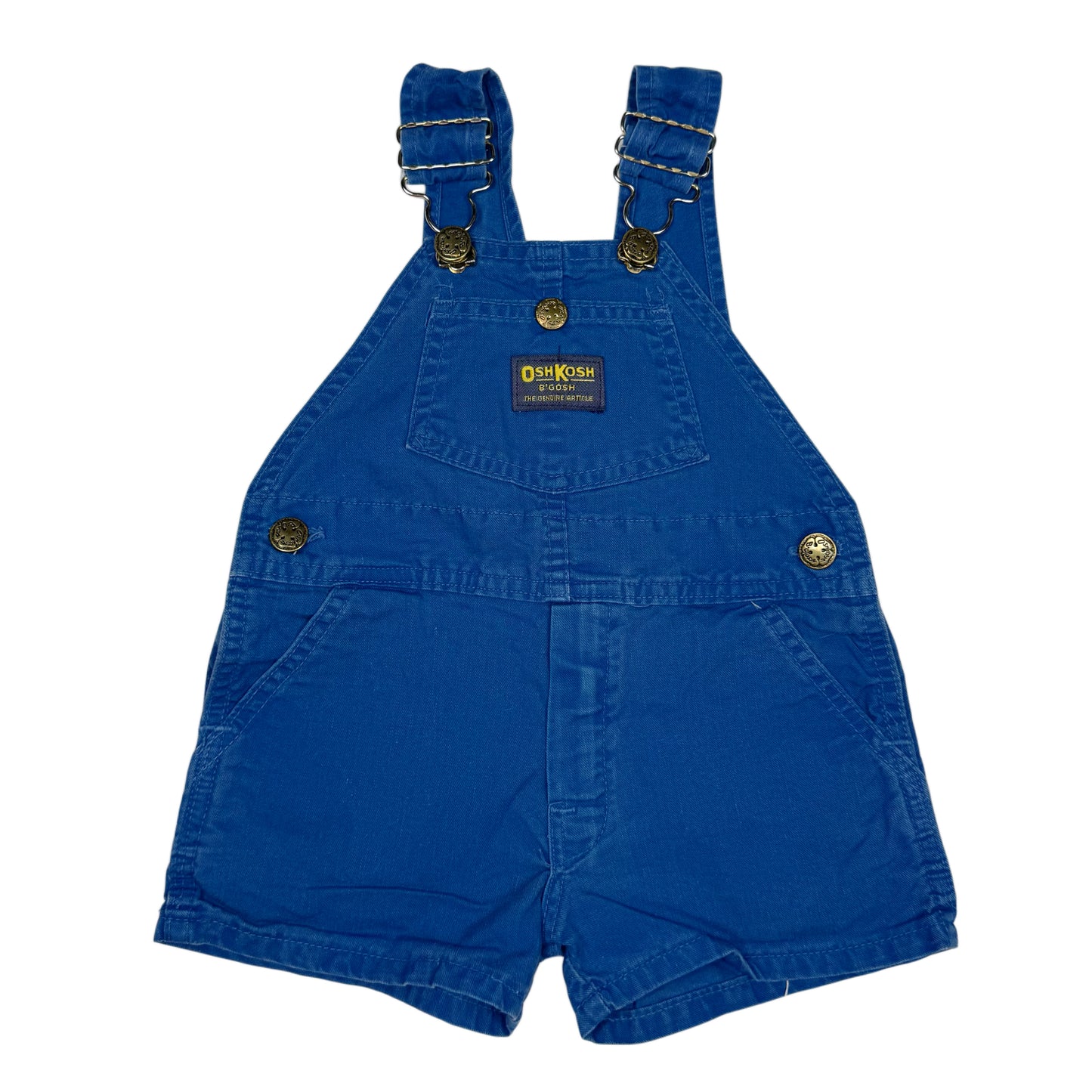Vintage Oshkosh B'Gosh Blue Shortalls - 2T