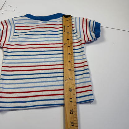 Vintage Health-Tex Striped Shirt - 12 Months