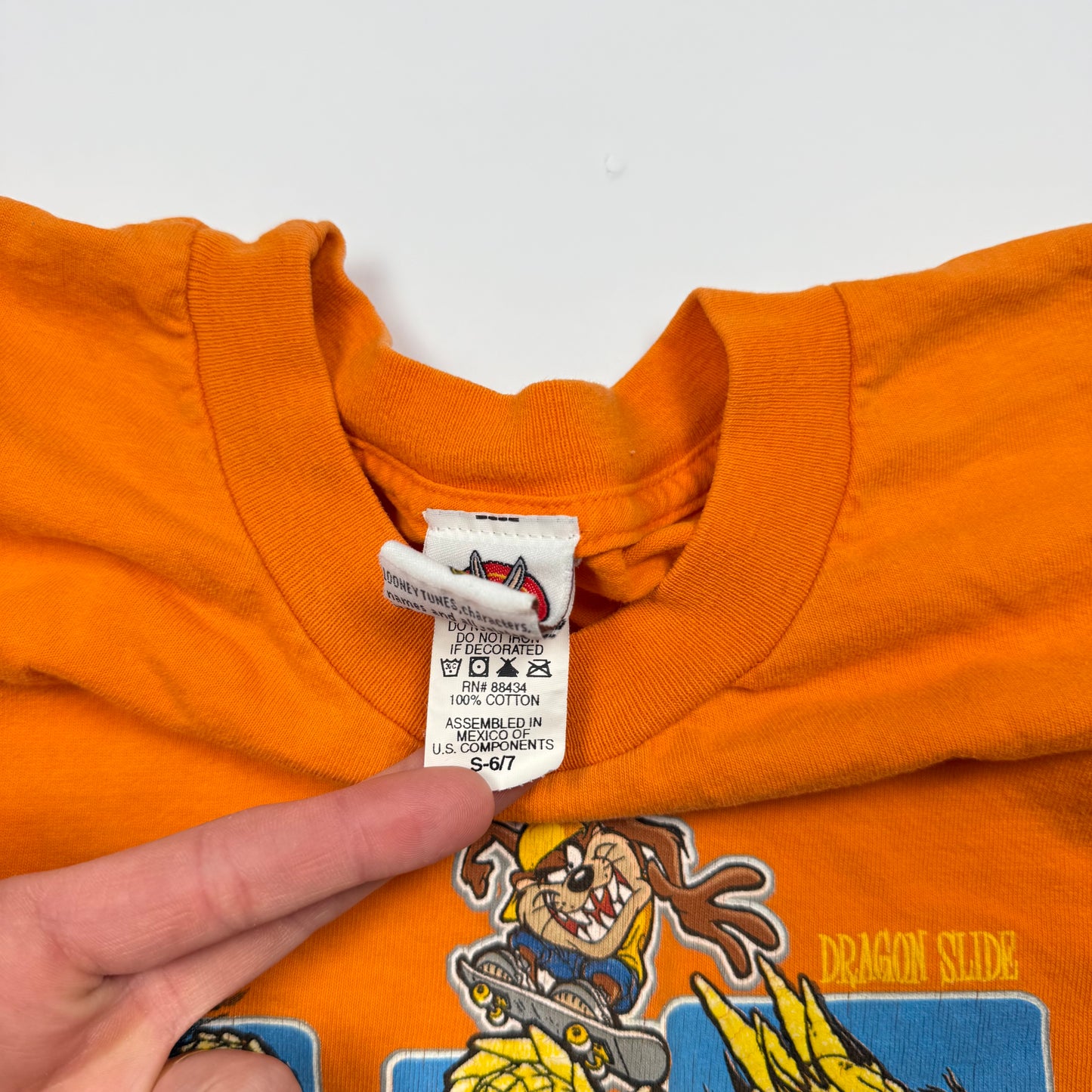 2000 Taz Looney Tunes T-Shirt - Size 6/7