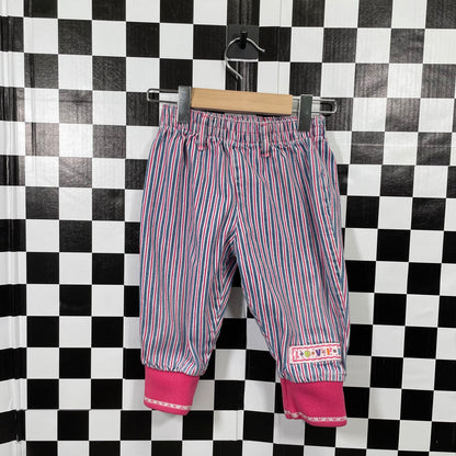 Vintage Levi's Striped Jogger Pants - 18 Months