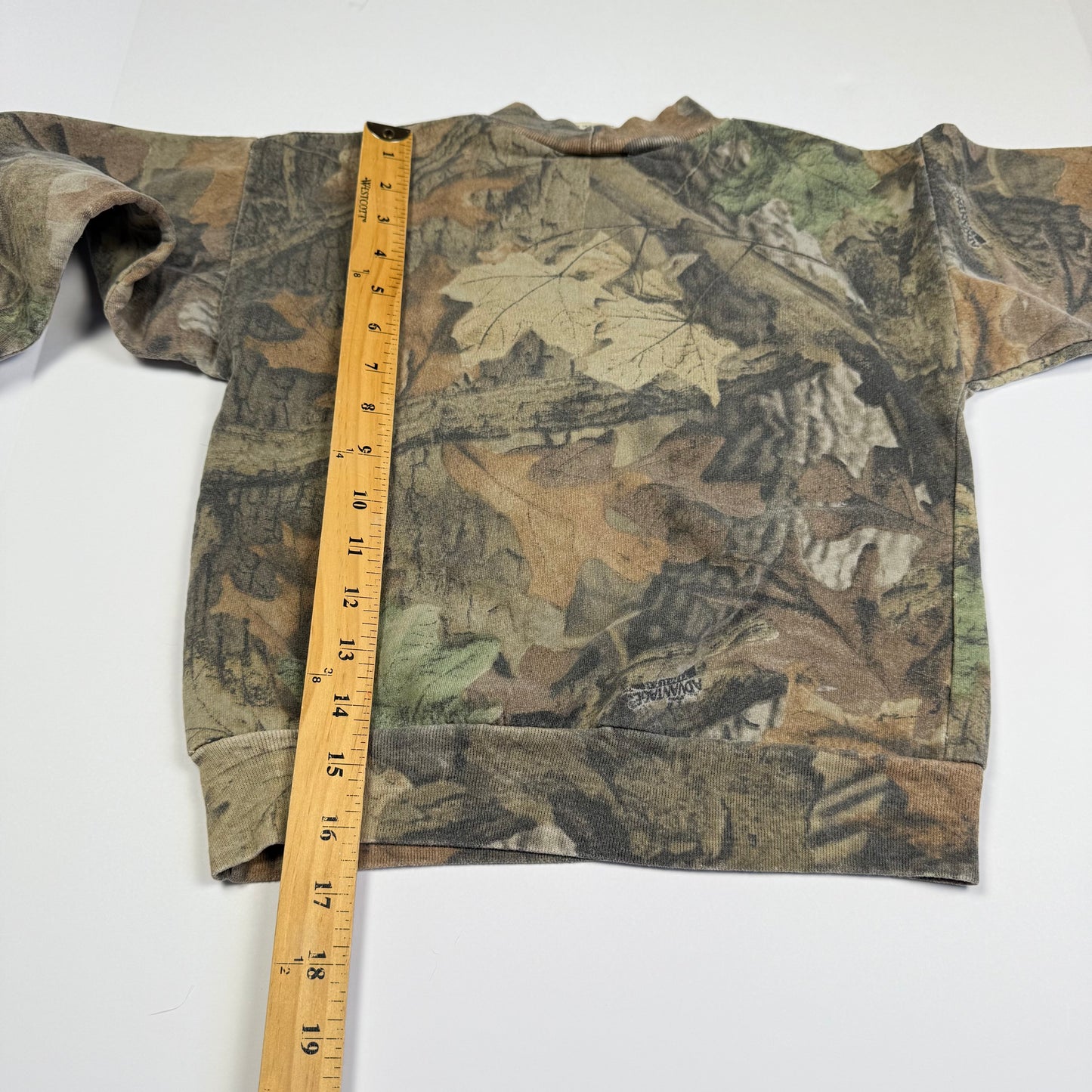 Vintage Artisans Kid Camo Mock Neck Sweatshirt - 4/5T