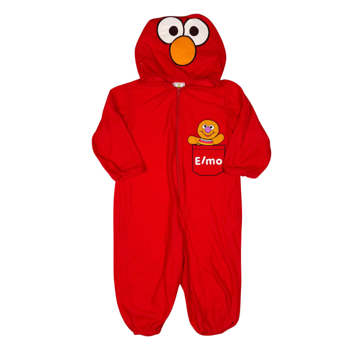 Vintage Elmo Fleece Romper Costume - 2/3T