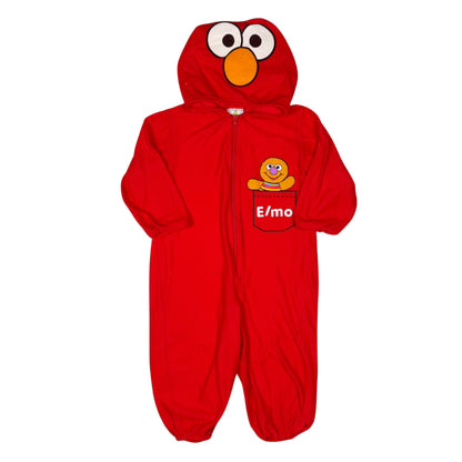 Vintage Elmo Fleece Romper Costume - 2/3T