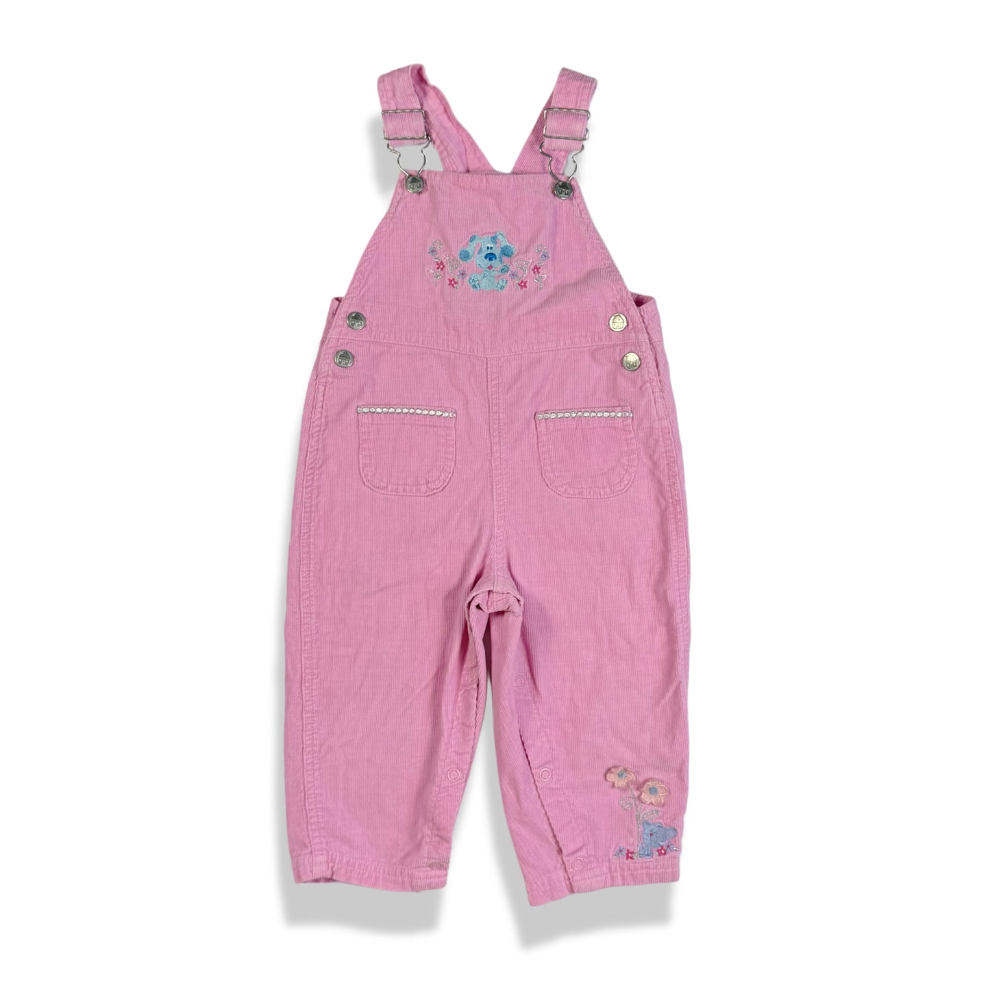 Y2K Blues Clues Pink Overalls - 24 Months