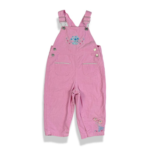 Y2K Blues Clues Pink Overalls - 24 Months