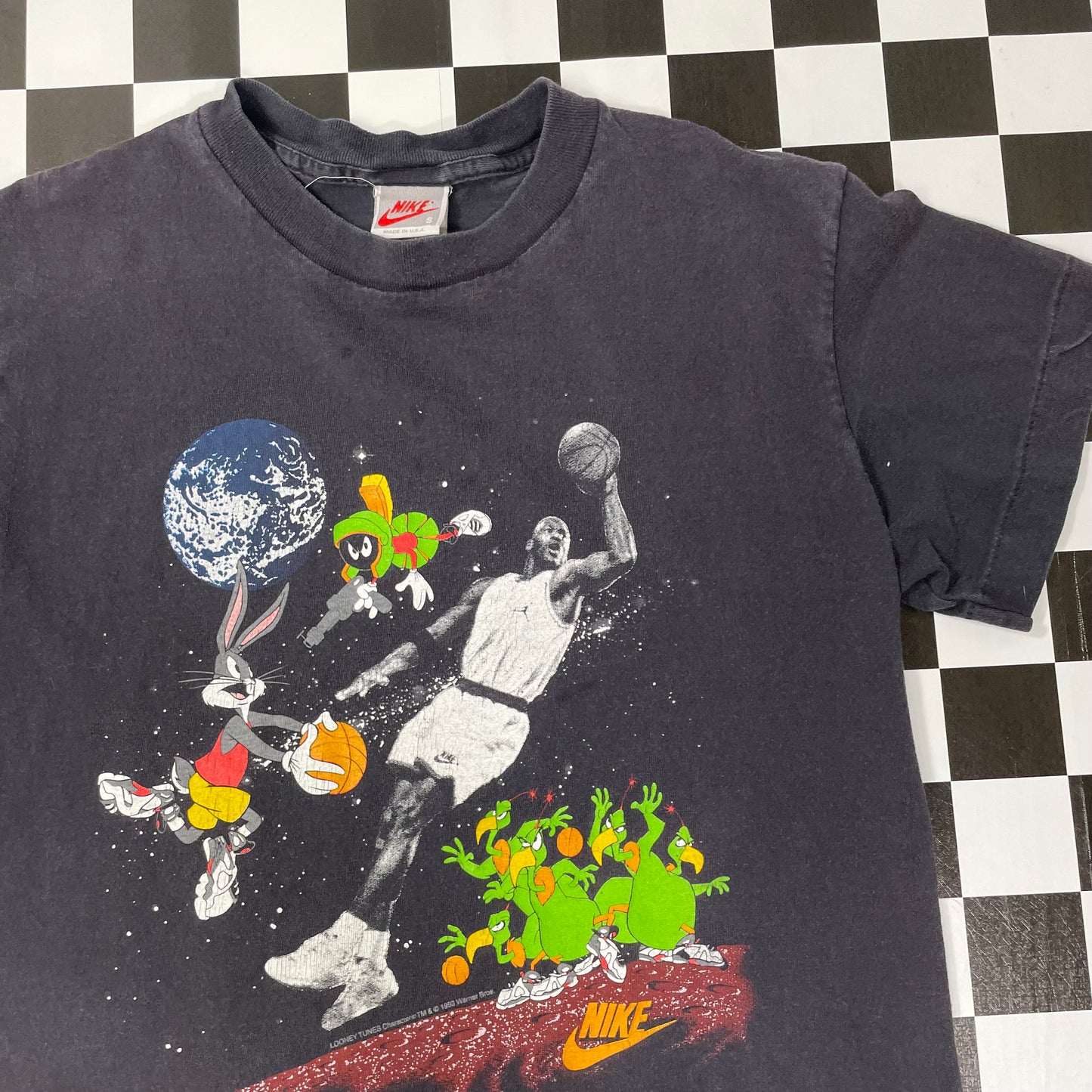 1993 Nike Space Jam Michael Jordan T-Shirt - Youth Small 6/8