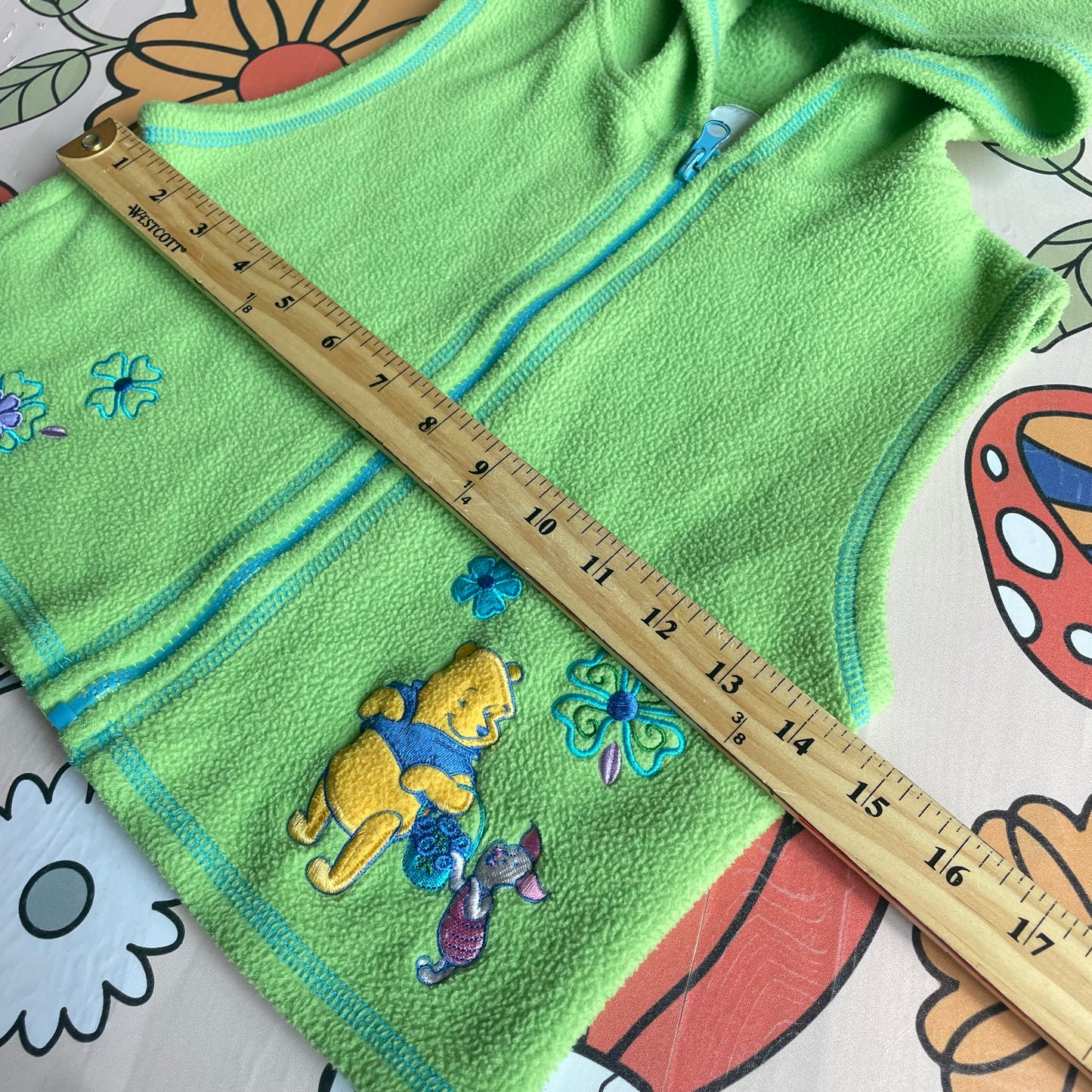 Y2K Pooh Fleece Vest and Leggings Set - 4T