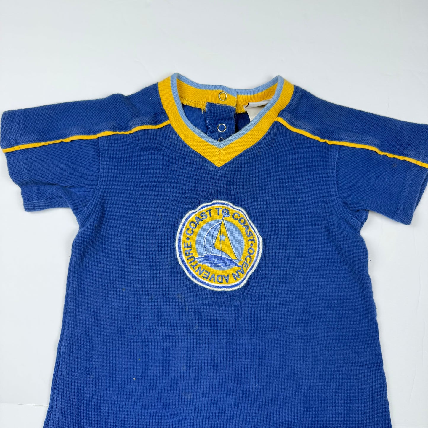 Vintage Y2K Okie Dokie Sailing Romper - 24 Months