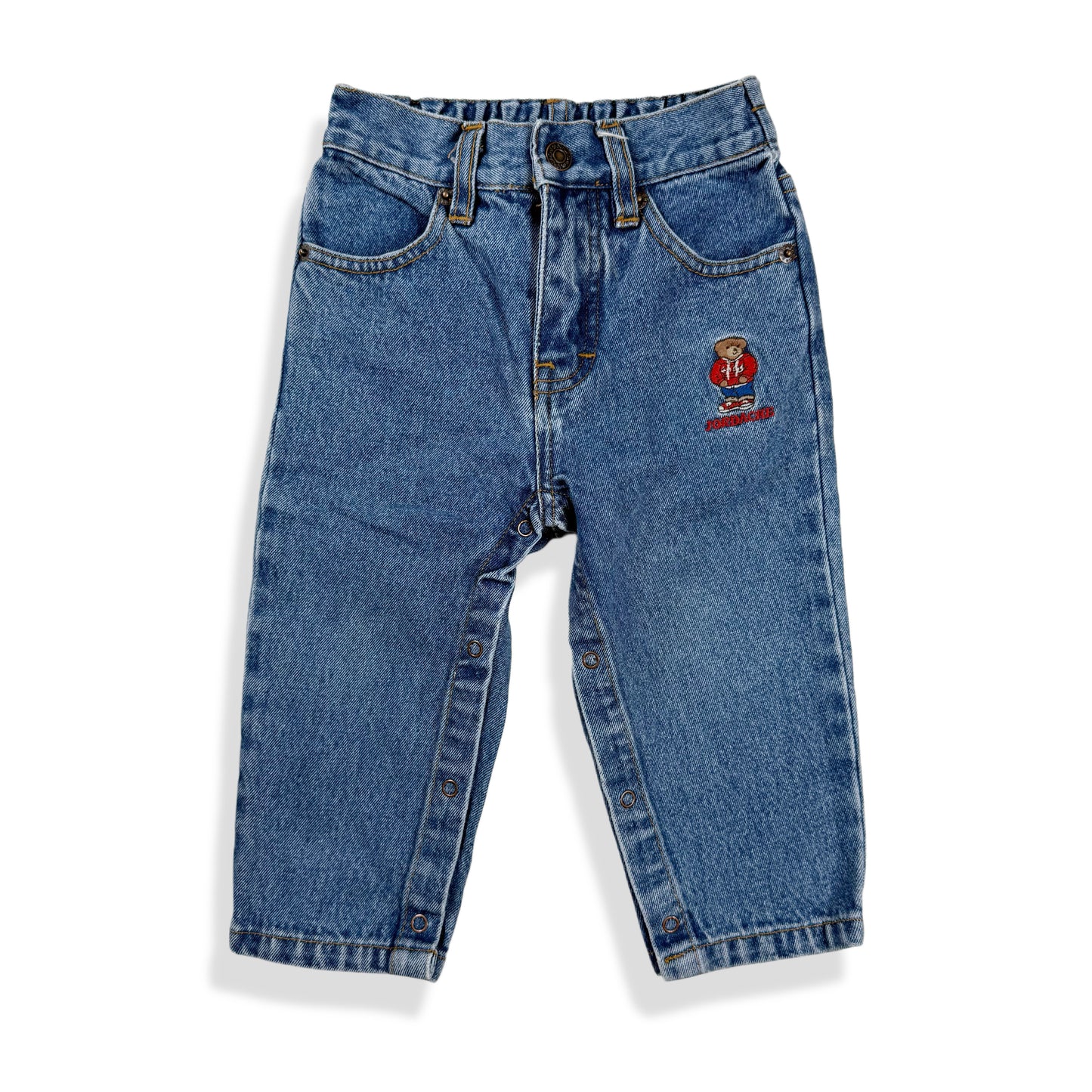 Vintage Jordache Bear Denim Jeans - 18 Months