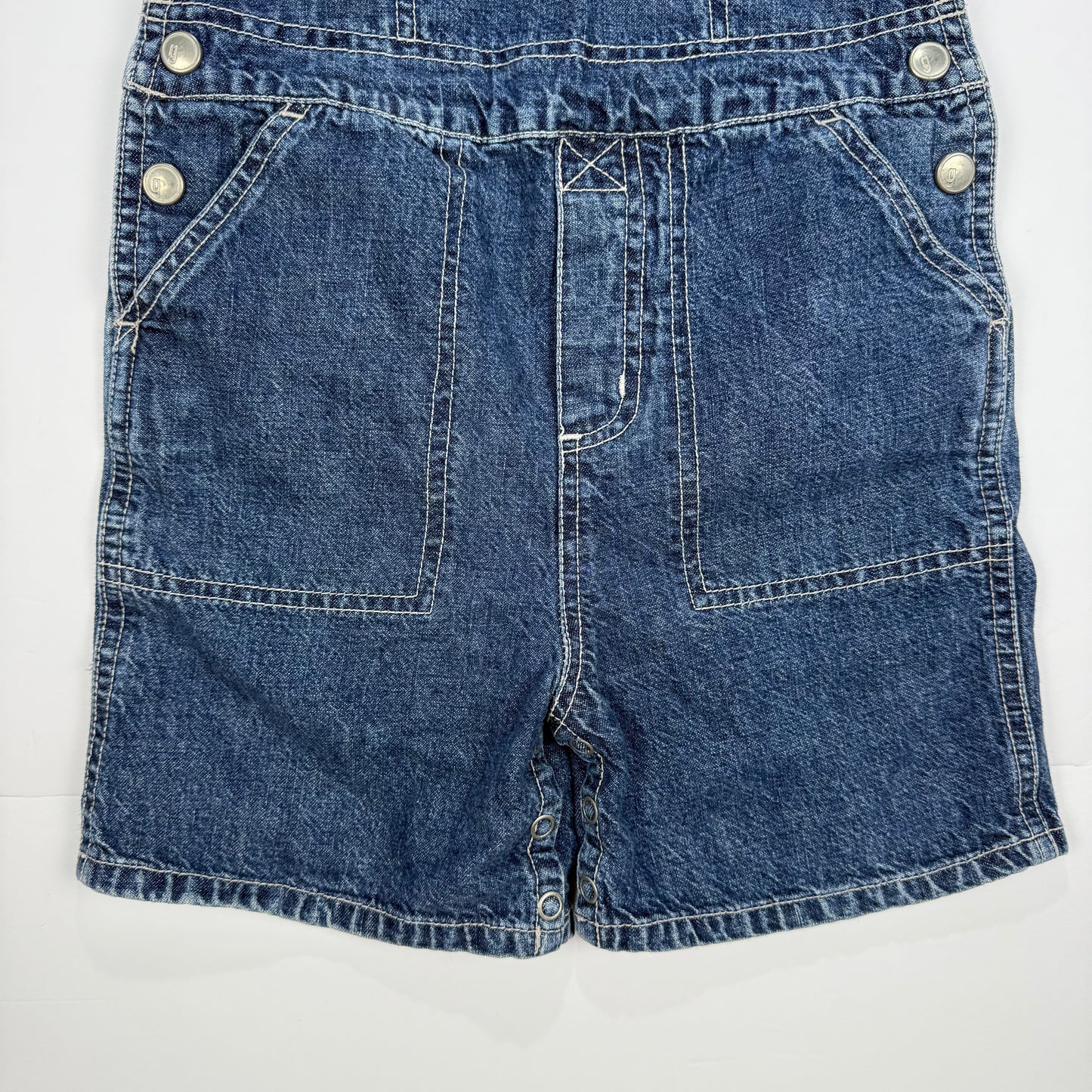 Vintage Gymboree Denim Shortalls - 3T
