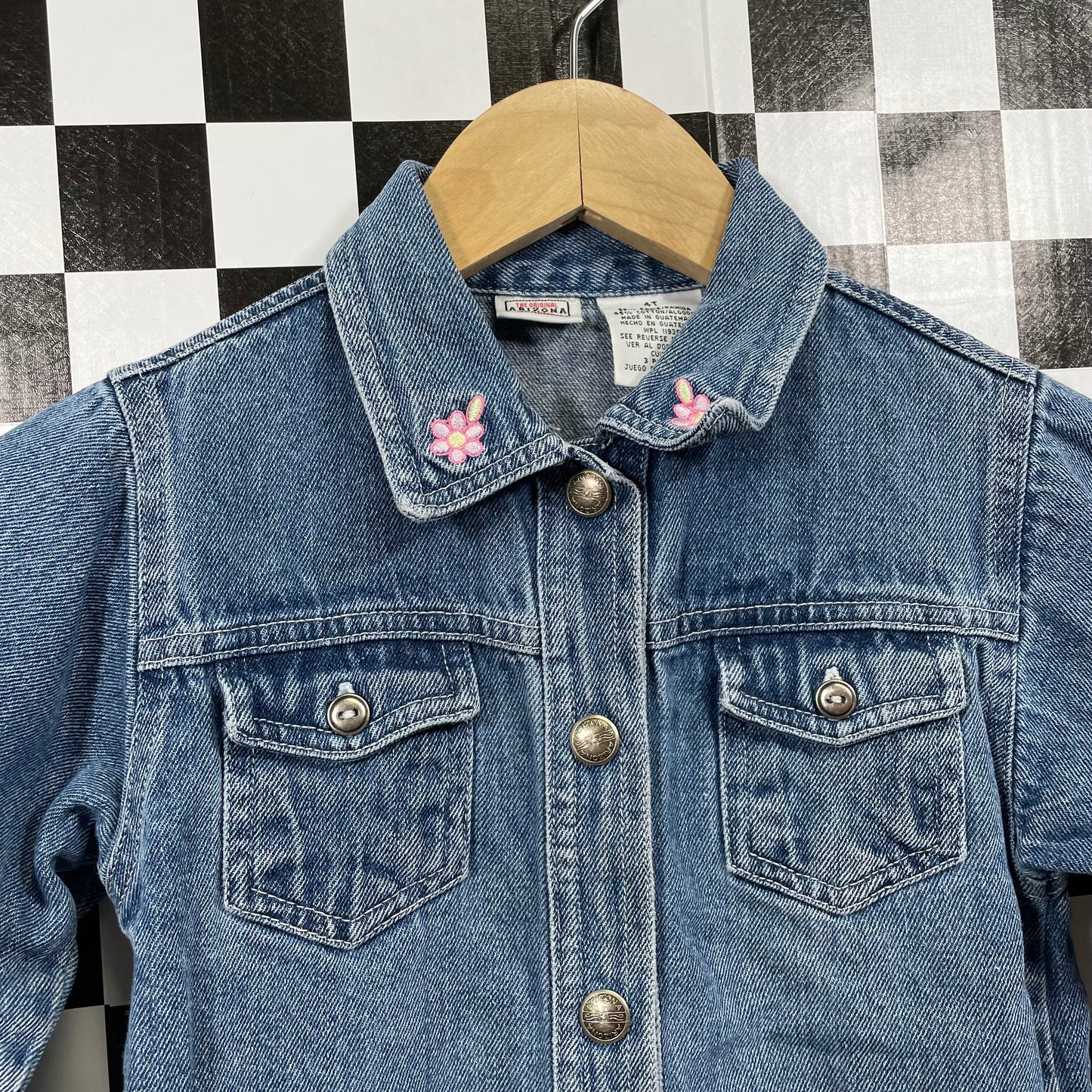 Y2K Arizona Floral Denim Jacket - 4T