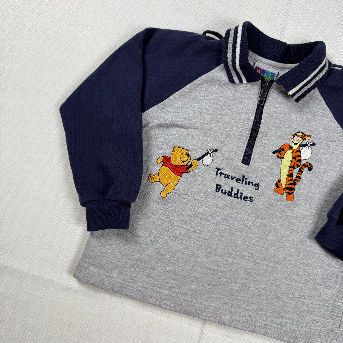 Vintage 1990's Winnie the Pooh Tigger Collared Sweatshirt - 4T