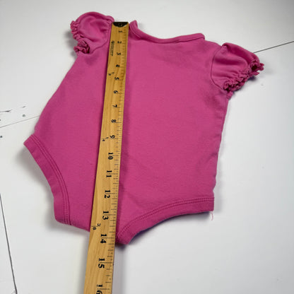 Vintage Y2K Curious George Balloon Embroidered Onesie - 12 Months