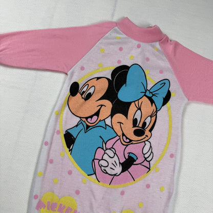 Vintage Mickey and Minnie Disney Sleeper - 6/9 Months