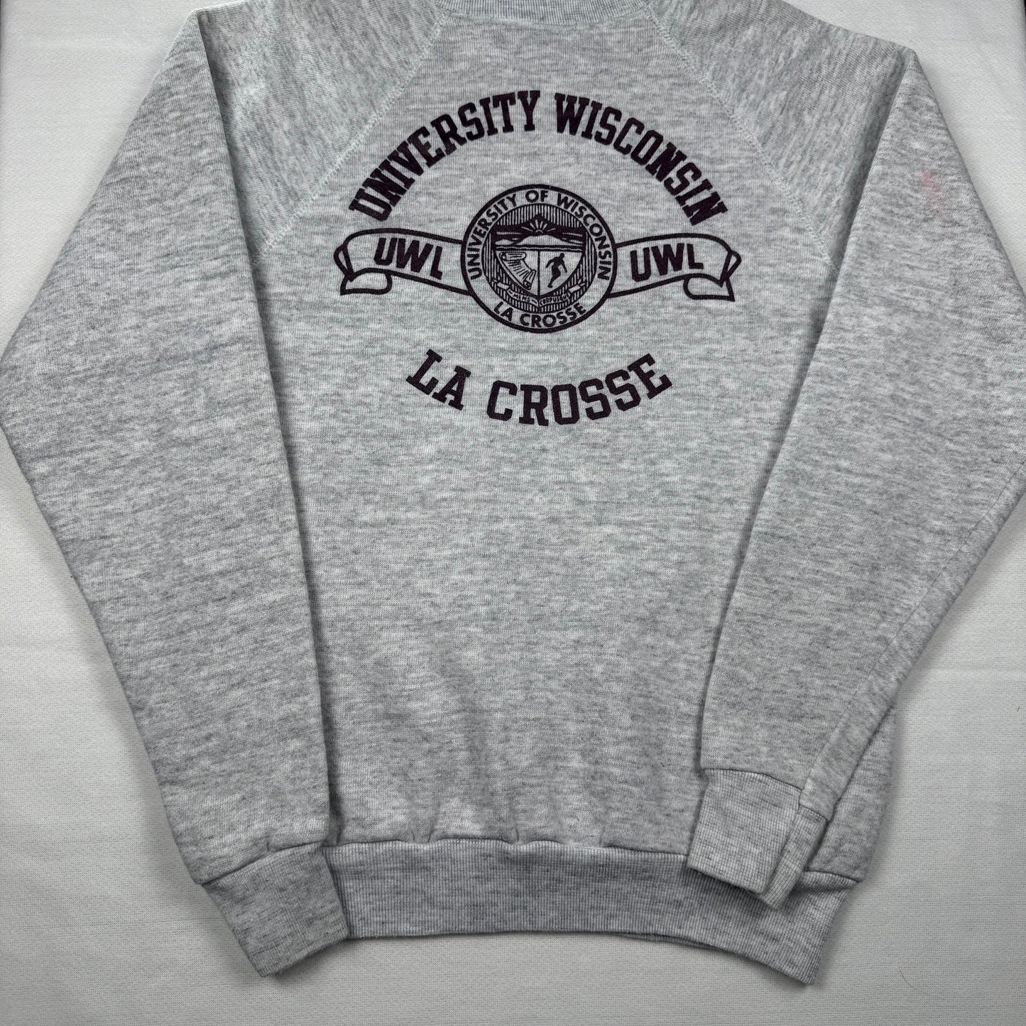 Vintage 1980's UW La Crosse Sweatshirt - Youth Large