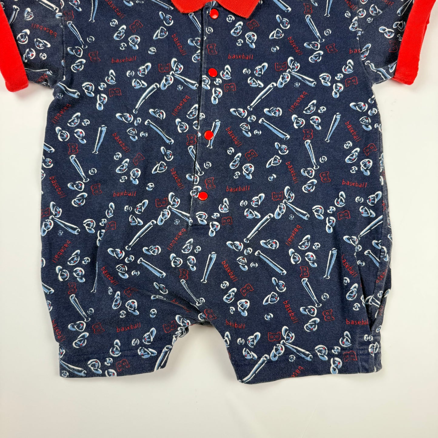 Vintage Baby Gitano Baseball Romper - 24 Months
