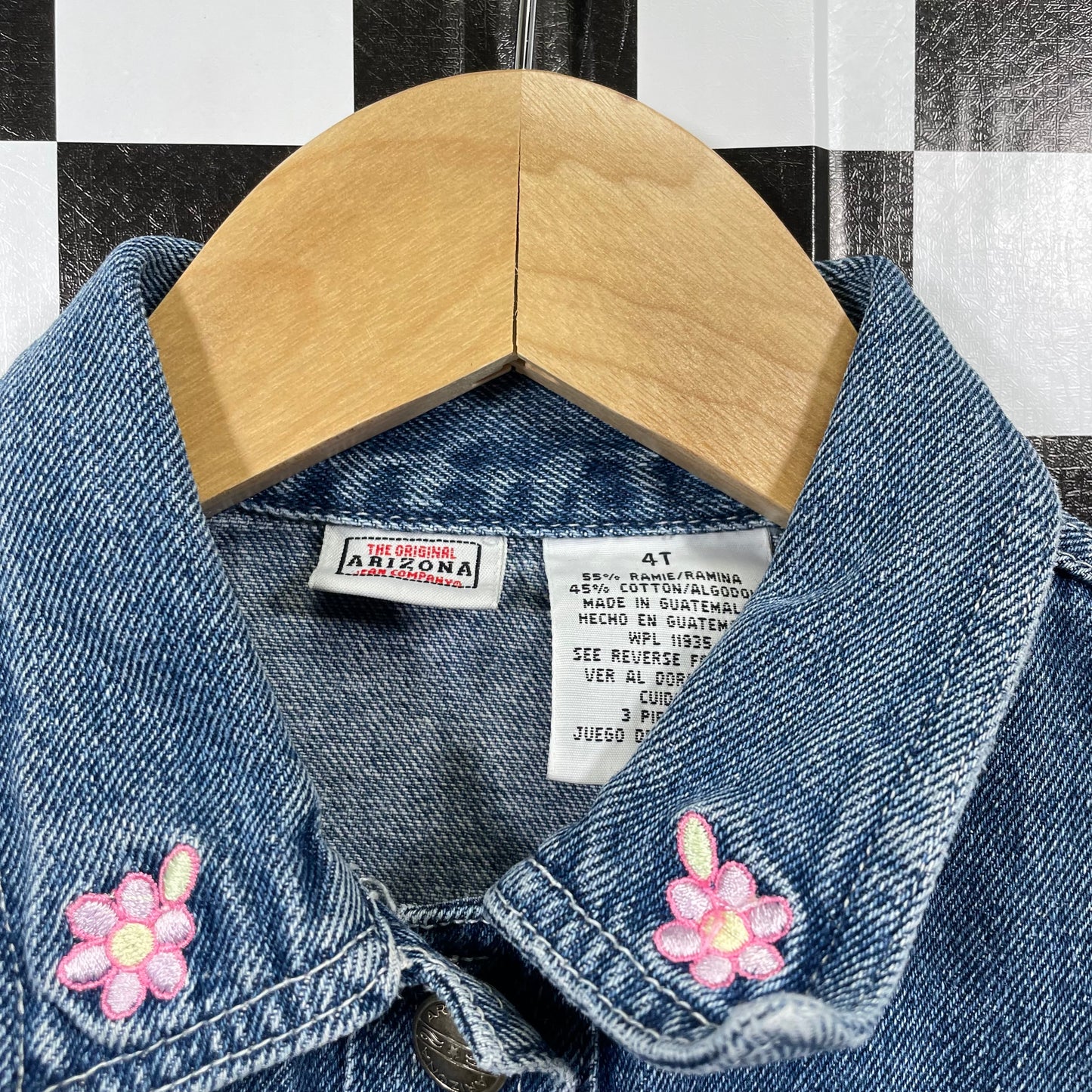 Y2K Arizona Floral Denim Jacket - 4T