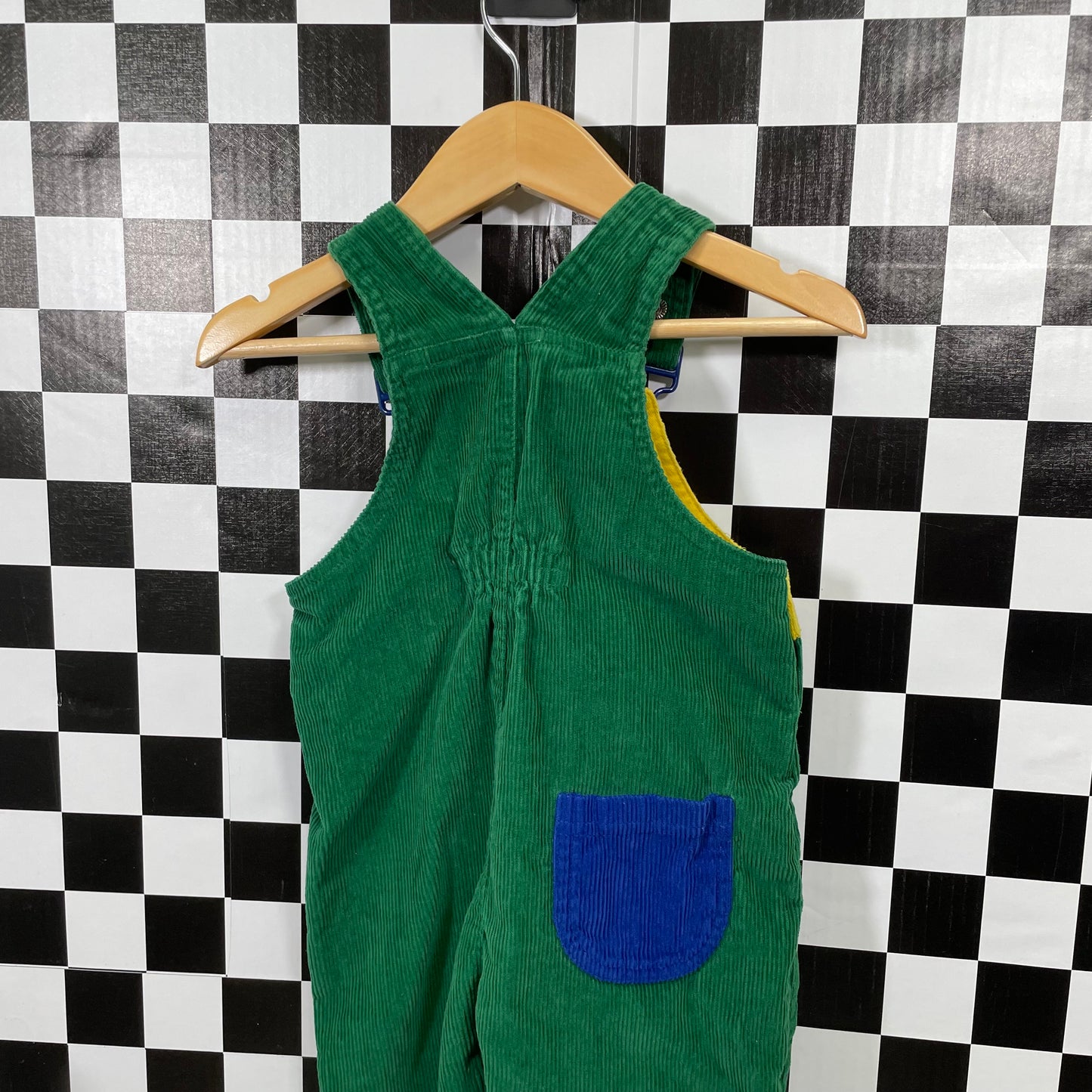 Vintage McKids Corduroy Overalls and Shirt Set - 12 Months