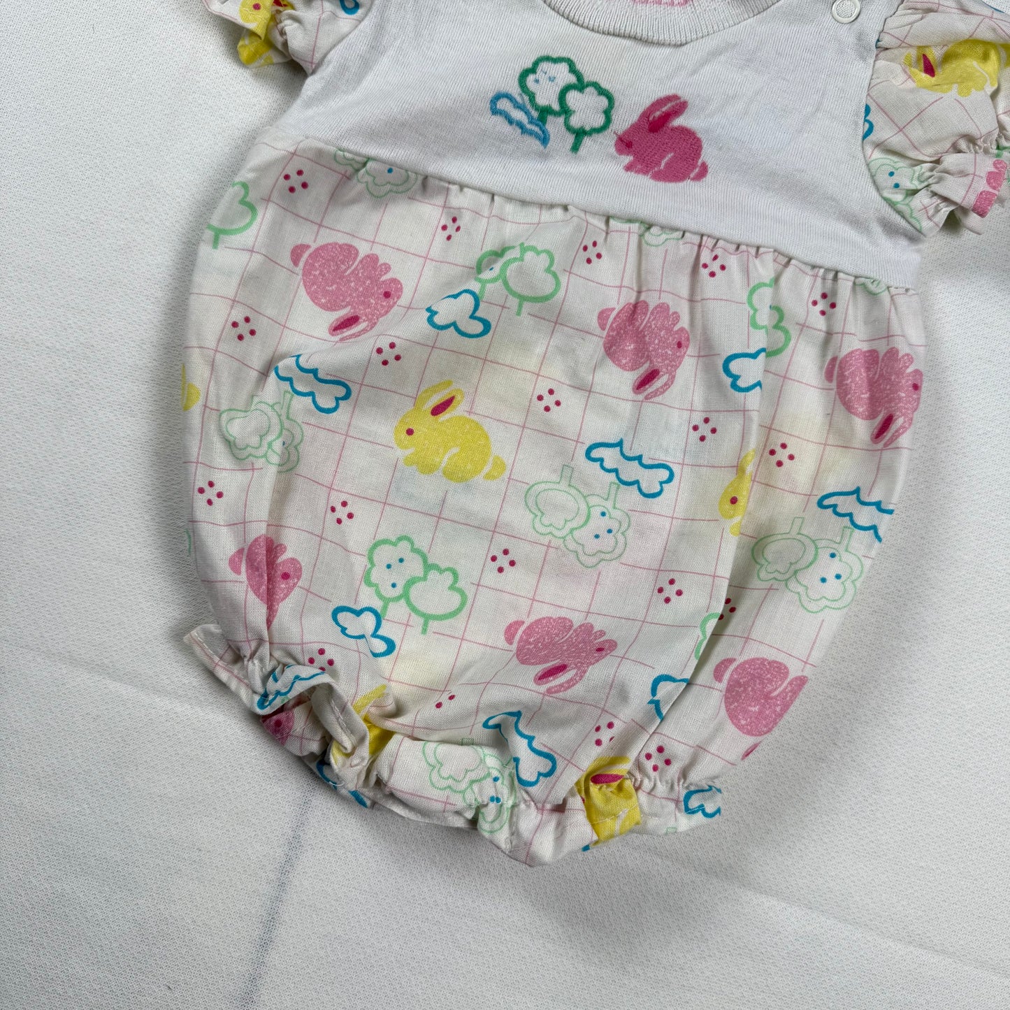 Vintage Health-Tex Bunny Easter Romper - 9 Months