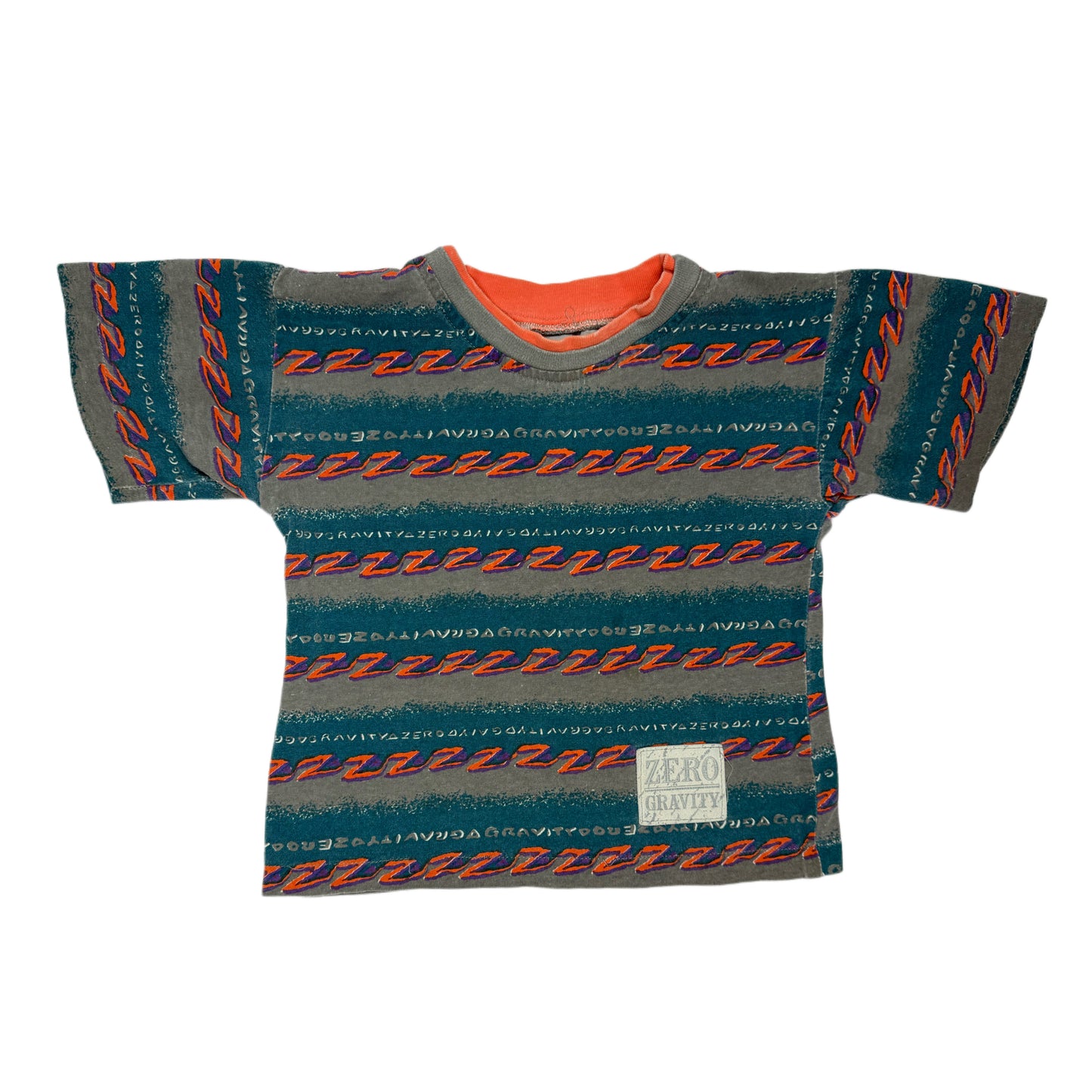 Vintage Zero Gravity Funky Print Surf T-Shirt - 2T