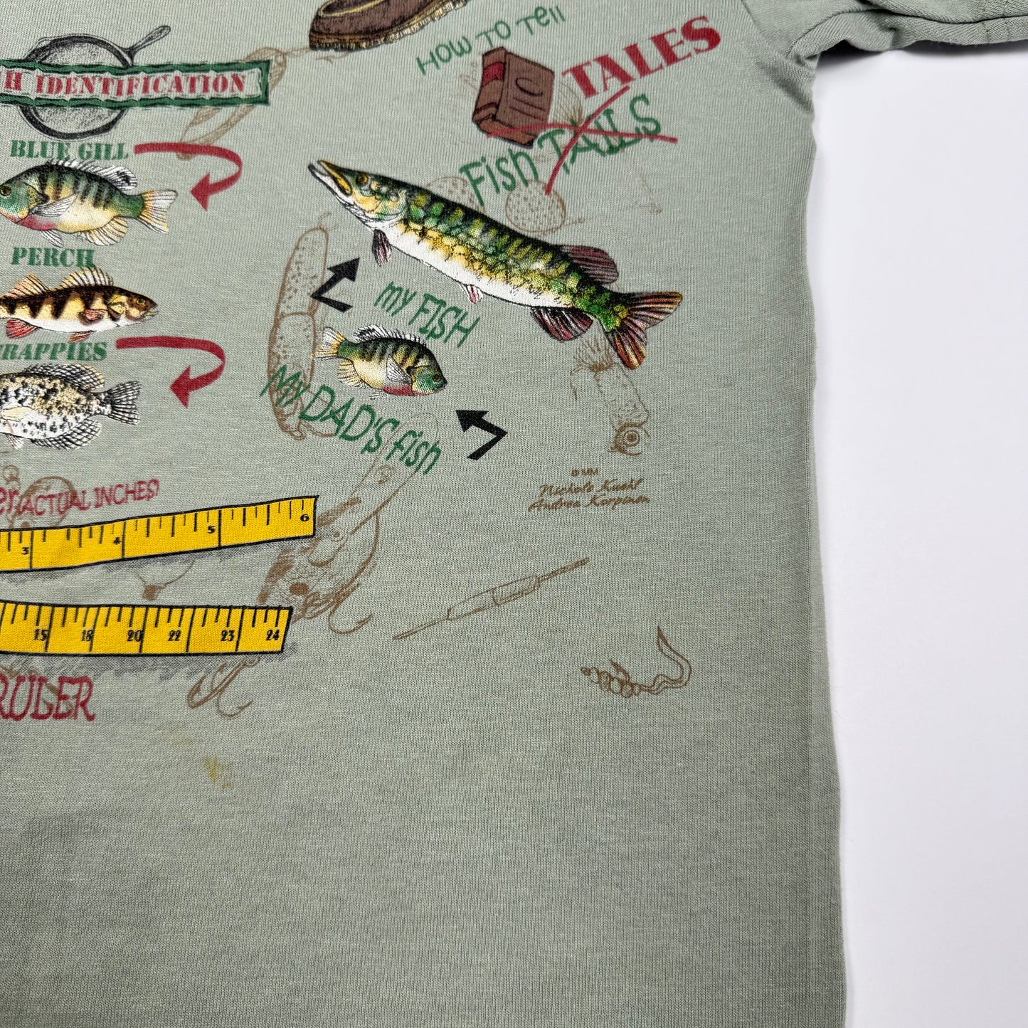 Y2K Fishing T-Shirt - Youth Medium