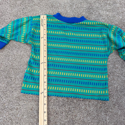 Vintage Health-Tex Mock Neck Long Sleeved Shirt - 2/3T