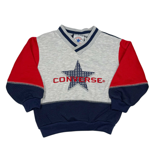 Vintage Converse Color Block Sweatshirt - 2T