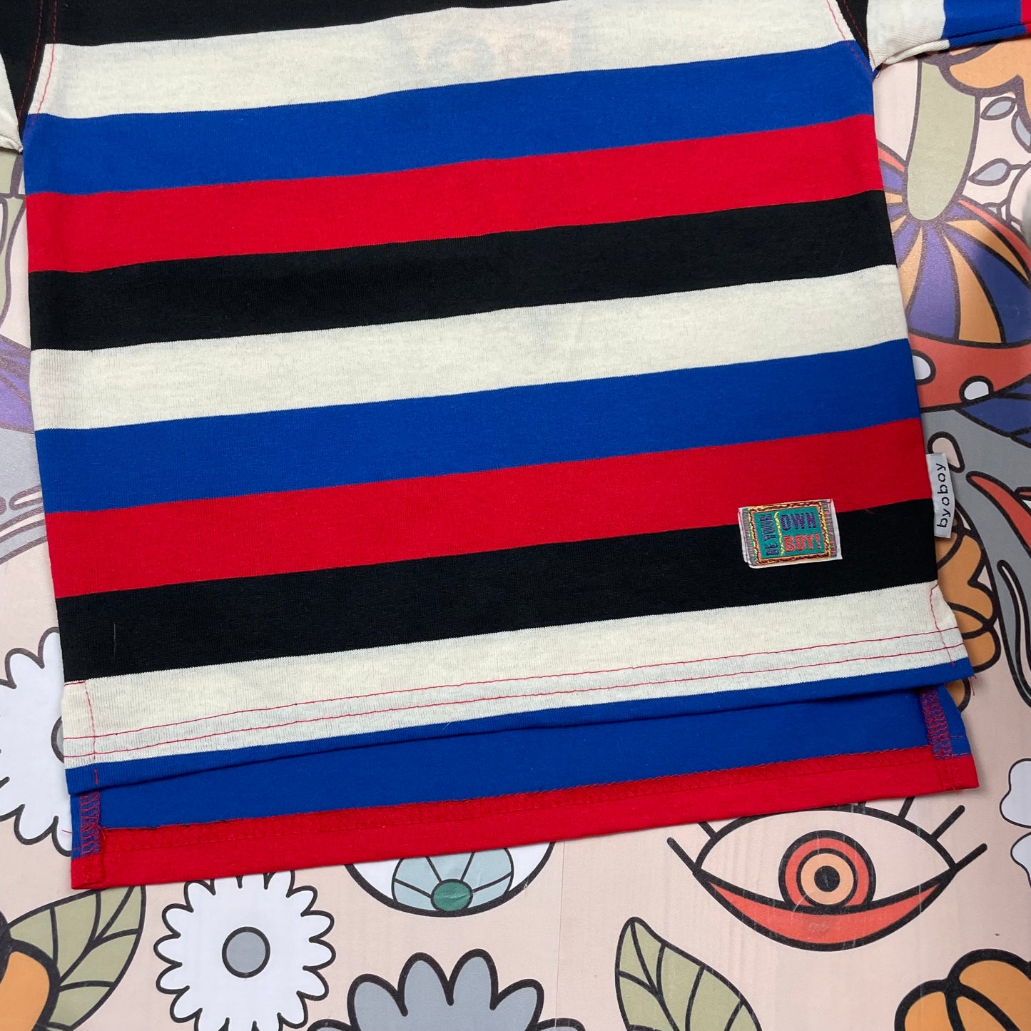 Vintage BYO Boy Striped Shirt - 3T