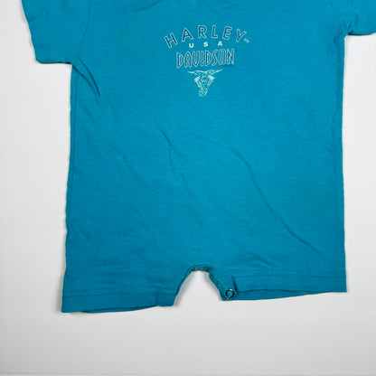 Vintage 1996 Harley Davidson Romper - 6 Months