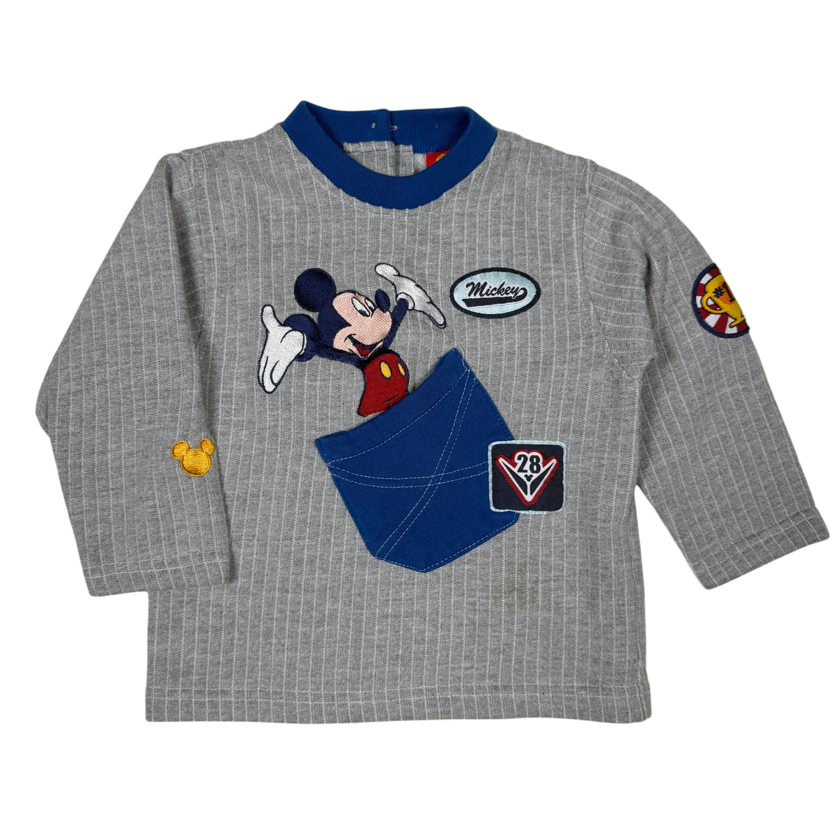 Y2K Mickey Mouse Long Sleeved Shirt - 2T