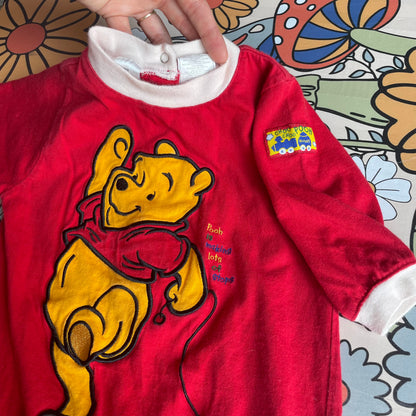 Vintage 1990's Winnie the Pooh Romper - 12 Months