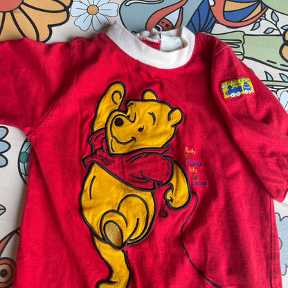 Vintage 1990's Winnie the Pooh Romper - 12 Months