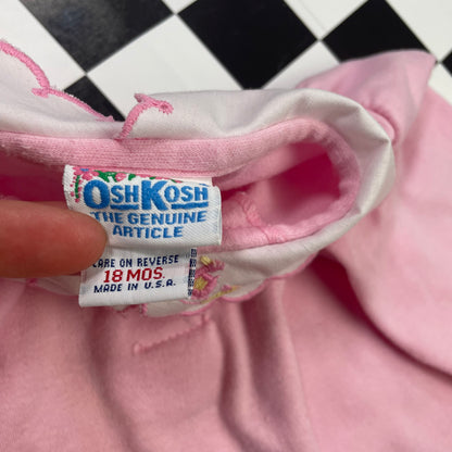 Vintage Oshkosh B'Gosh Light Pink Collared Shirt - 18 Months