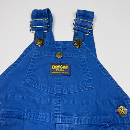 Vintage Oshkosh B'Gosh Blue Shortalls - 2T