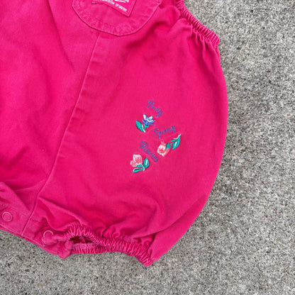 Vintage Oshkosh B'Gosh Spring Flower Romper - 6/9 Months