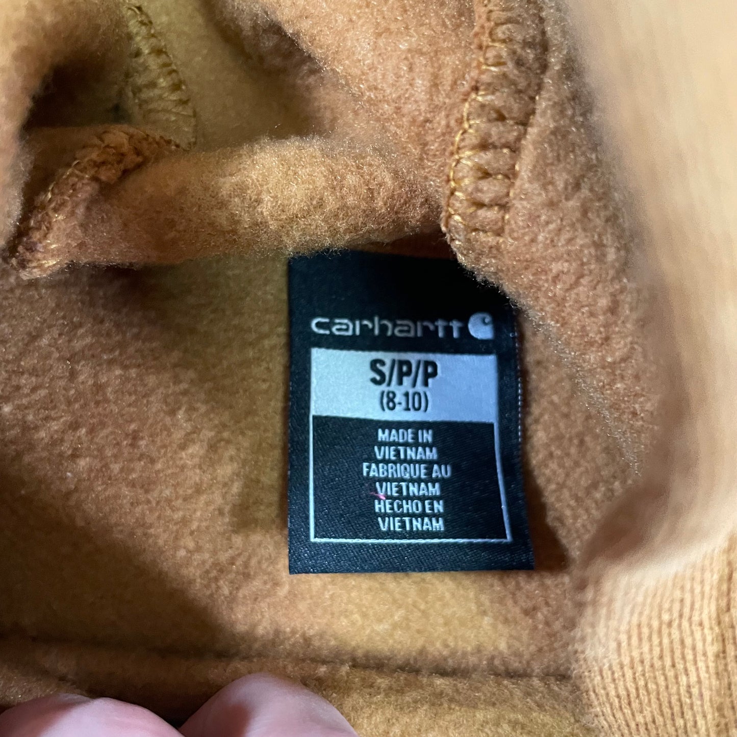 Modern Carhartt Tan Sweatshirt - Youth Small