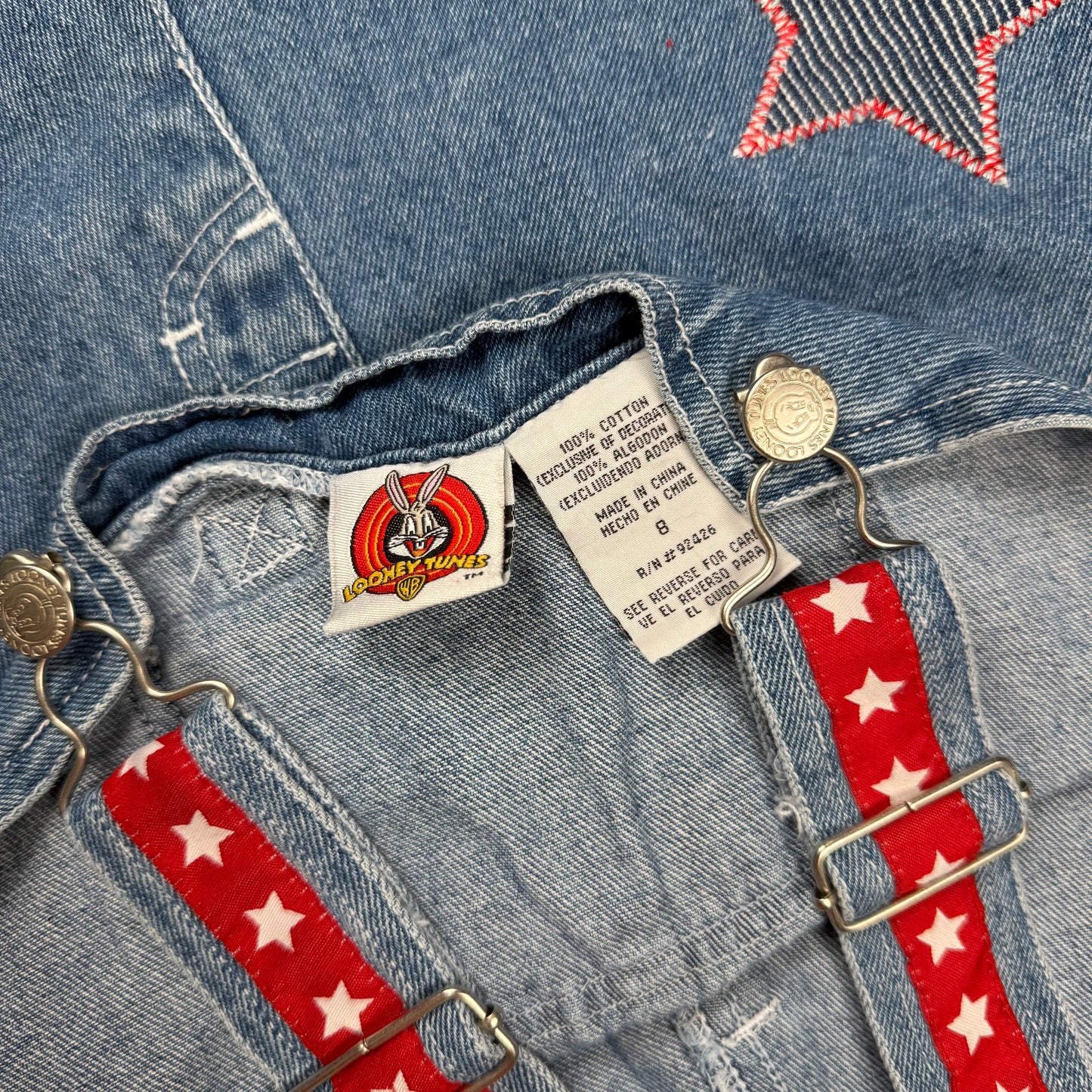Vintage 1997 Tweety Denim Overalls - Youth Small