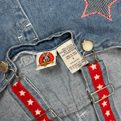 Vintage 1997 Tweety Denim Overalls - Youth Small