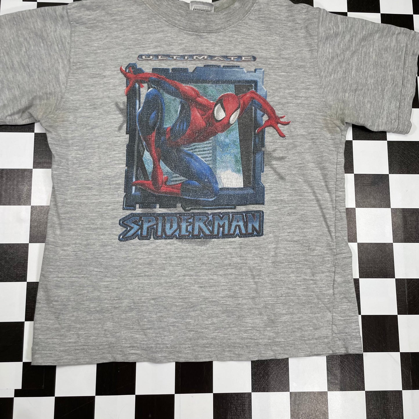 Vintage Y2K Spiderman T-Shirt - Youth Small