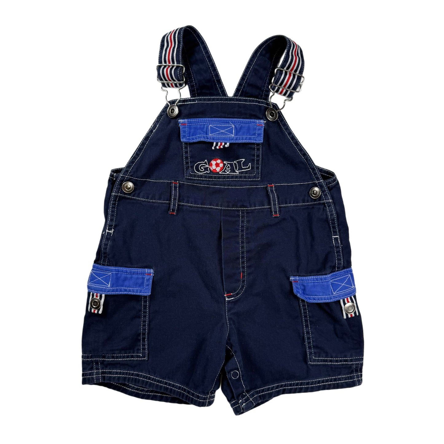 Y2K Soccer Goal Shortalls - 18 Months