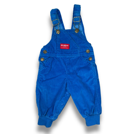 Vintage Baby B'Gosh Blue Corduroy Bubble Overalls - 3/6 Months