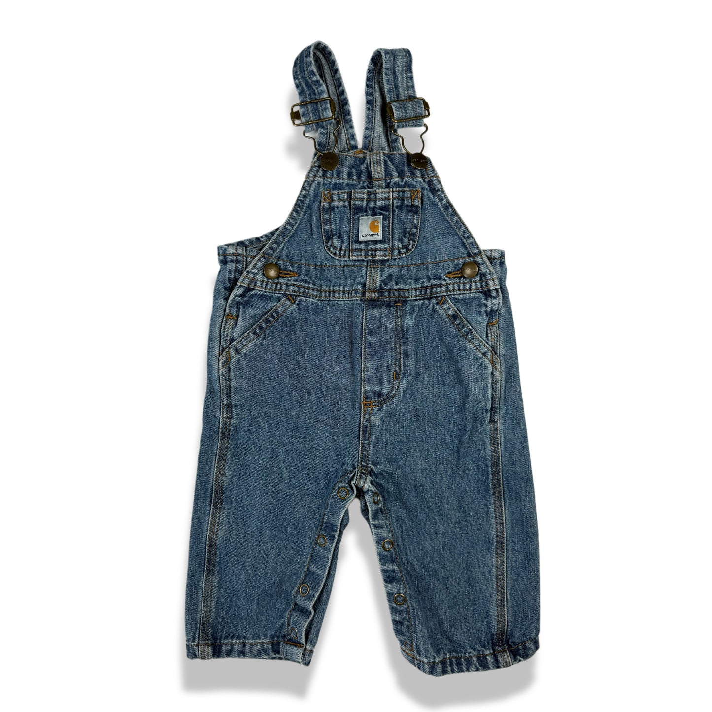 2010 Carhartt Denim Overalls - 6 Months