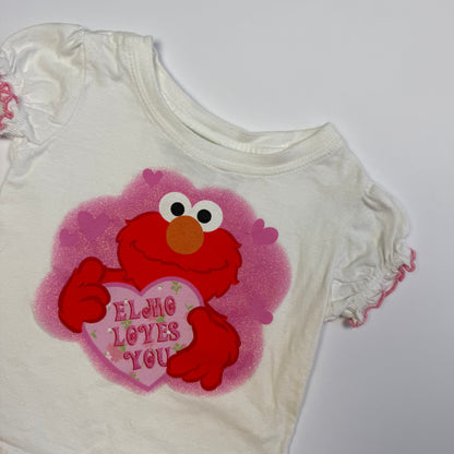 2009 Elmo Loves You T-Shirt - 3T