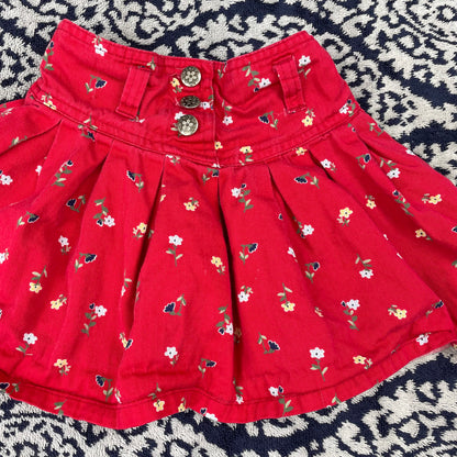 Vintage McKids Floral Skirt - 24 Months