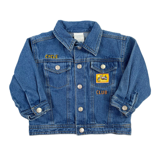 Vintage Motorcycle Club Denim Jacket - 24 Months