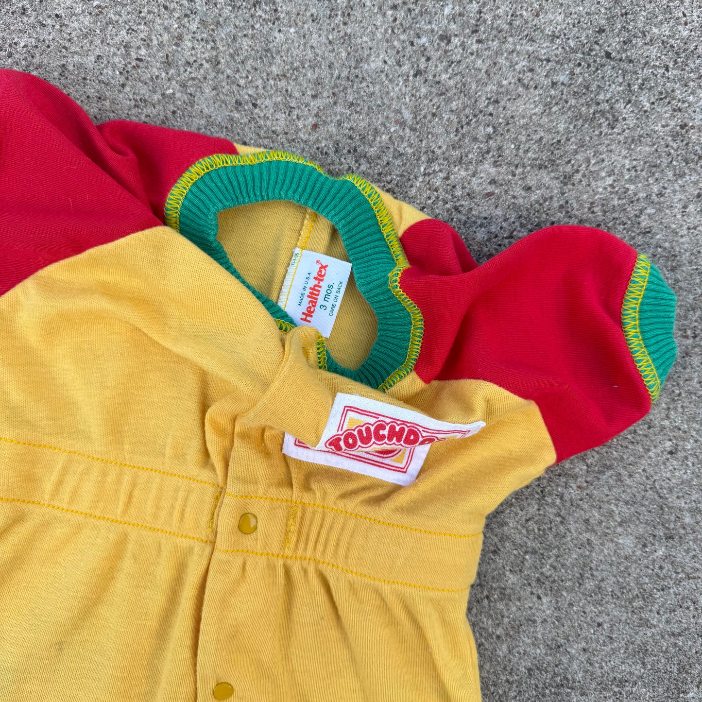 Vintage Health-Tex Touchdown Kid Football Romper - 3 Months