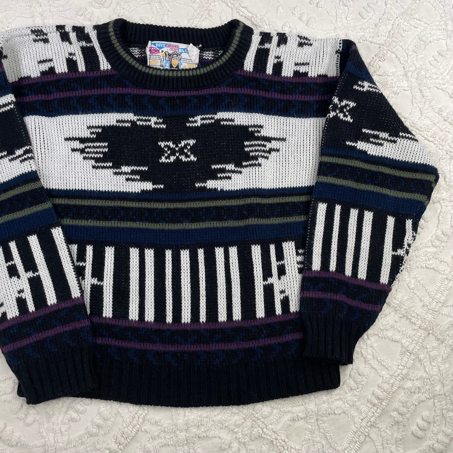 Vintage Funky Knit Sweater - 5T