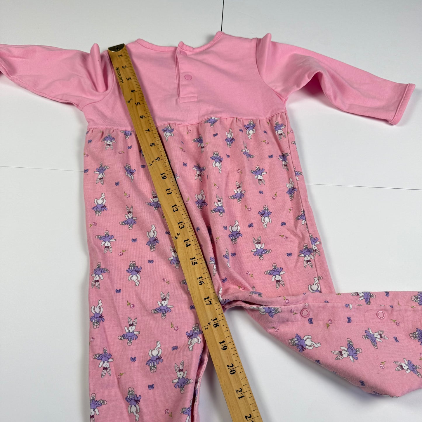 Vintage Simply Basic Ballerina Bunny Romper - 24 Months