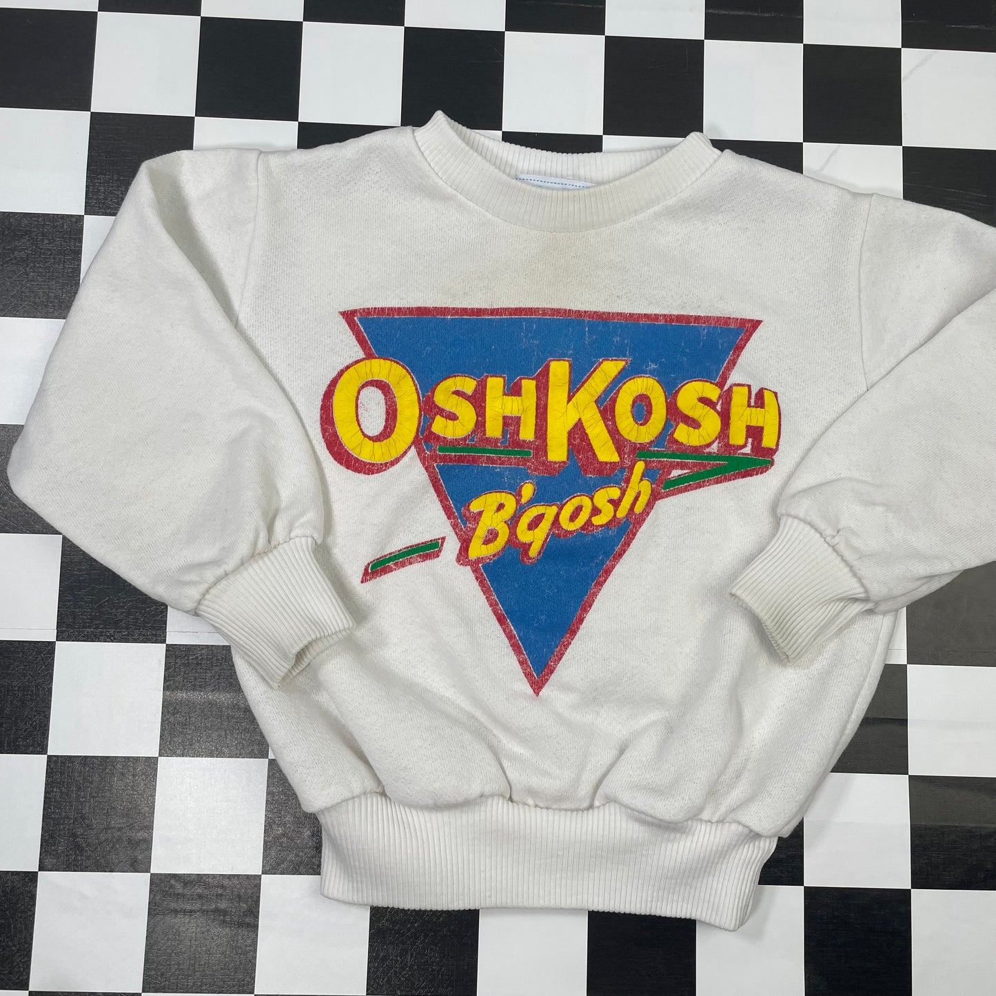 Vintage Oshkosh B'Gosh Logo Crew Neck Sweatshirt - 3T