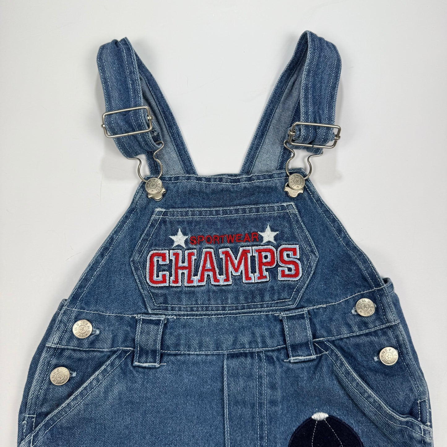 Vintage Little Rebels Baseball Overalls - 2T
